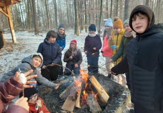 Impressionen aus dem Schulwald im Dezember